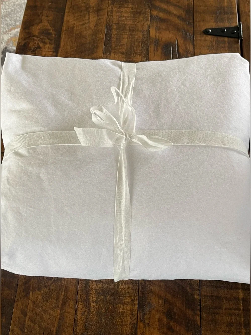 Quince 100% Organic Brushed Cotton 1 Piece Duvet Cover, King/Cal (White)